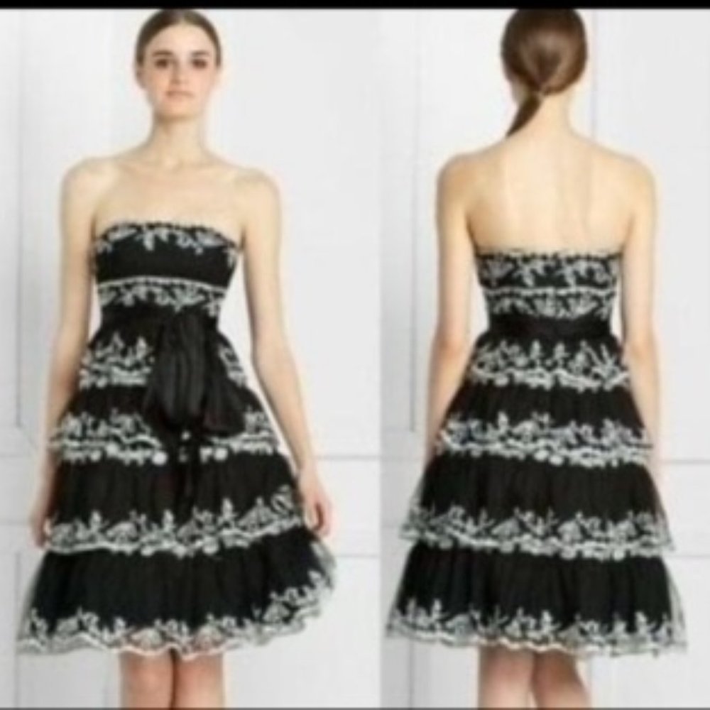 BCBG Lace Tiered Dress Size 0